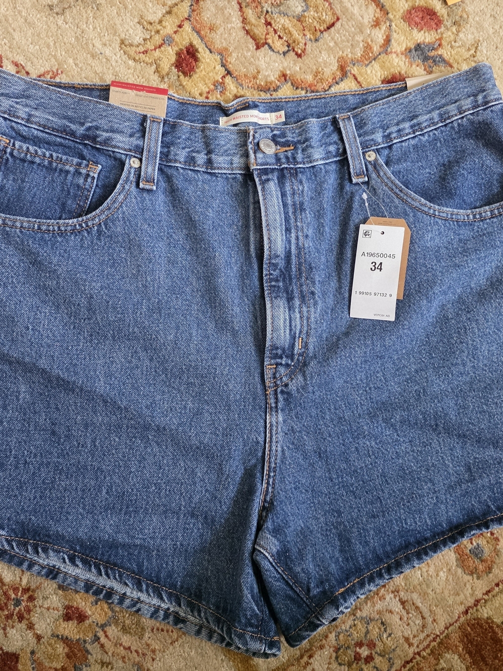 Classic High Waisted Mom Jean Shorts